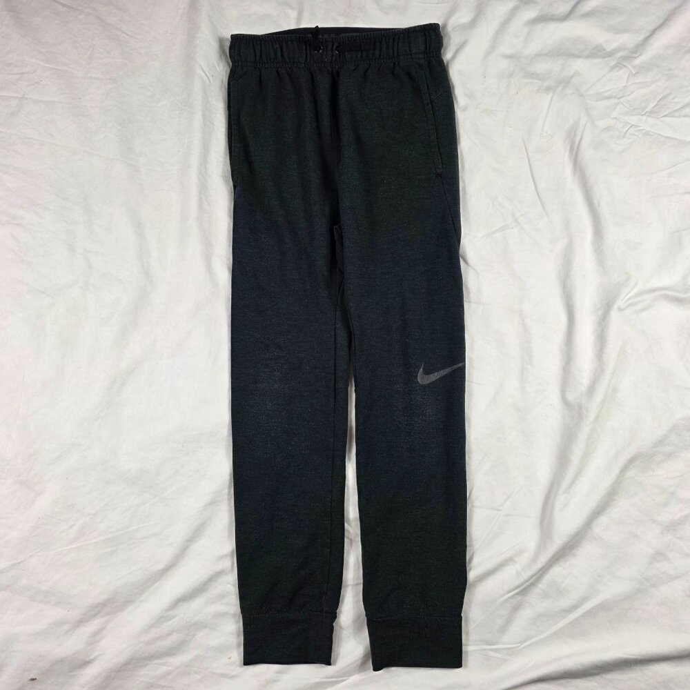 Nike Dri Fit Mens Size Small Black Jogger Pants Performance Gym Athletic Wear